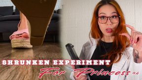 Shrunken Experiment for Princess: POV Giantess Stomping and Shoe Changes, Shrinking Further Multiple Times - Princess Onyx Kim (4K)