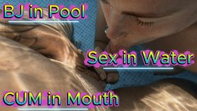 Underwater Taboo with Step Sister in the Pool