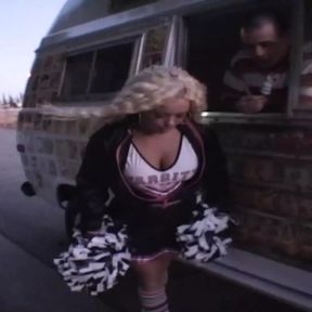 A busty blonde teen from Germany gets banged in the van