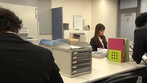 Anri Hoshizaki's Office Masturbate Session - Horny Desk Pleasure