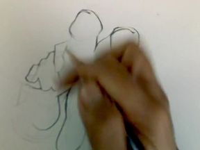 Cock2cock frottage art two dicks drawn big cocks rubbing raw