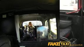 Amateur Young blonde sucks an old taxi mans cock