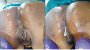 Big ass with big black cock fucking Hindi audio desi sexy video