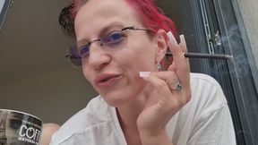 Morning Nicotine Craving – Coffee, Chain Smoking & Seductive Morning Talk