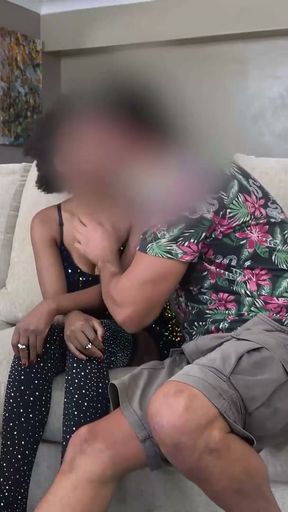 Big Tits Ebony MILF Fucked Raw By Gonzo Big White Cock Producer   Clip 1