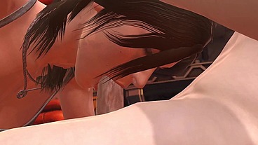 Lara Croft Blowjob