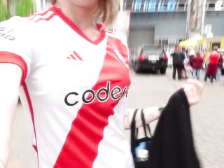 RIVER PLATE team lost.. so this guy took it out on my TWAT - SammmNextDoor Date Night #36