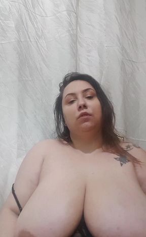 5 Min of Titty Lotioning and Titty Play for You Baby!enjoy It!