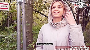 Cute shy Student teen 18+ try outdoor date with german pick up guy