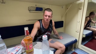 Fucked with a friend on the train hot fellow traveler all night