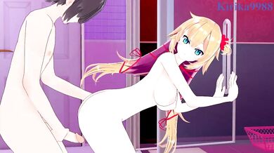 Akai Haato’s tight body gets pounded hard at the love hotel