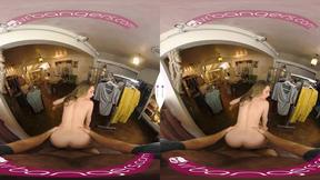 VRBangers Hot babe Kimmy Granger getting pounded at the clothes store VR