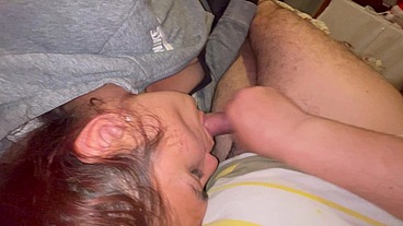 TeoCleopatra - Stepdad fucks me in the mouth and cums in my mouth