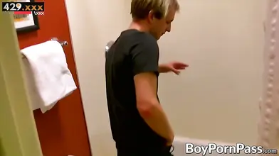Blonde Hunk Jack Off in Shower with Sex Toys & Masturbation Fun