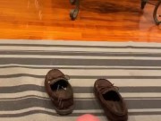 Young Solo male Masterbating to GF. Massive cum shot