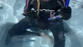 Wanking In My Wetsuit & Snorkel