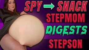 Spy Turned Snack: Dominant Stepmom Swallows and Digests Naughty Stepson in Taboo Vore Fantasy