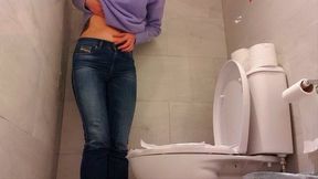 Bloated In Restaurant Toilet