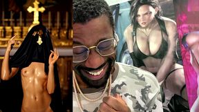 tight petite small breast teen church follower cock teasing you, ai generated