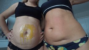 Very sticky bloated bellies Ac