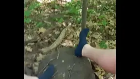 Shaved Twink Gets Loaded Raw Under Open Sky – GayPornWood 18+