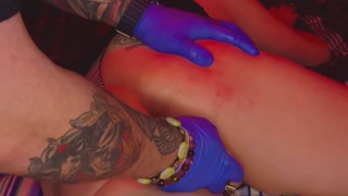 Anal Plugged By StepSon After Pussy Clamps &amp; Fucked With 10 Inch Huge Dildo