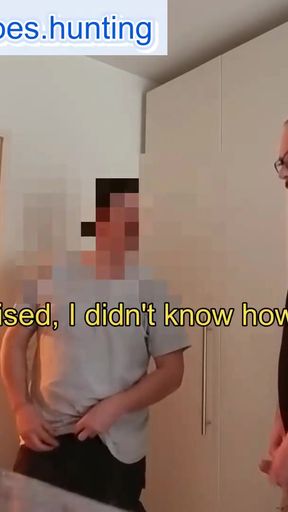 Iconic moment from "This Time A Plumber Surprised Me"