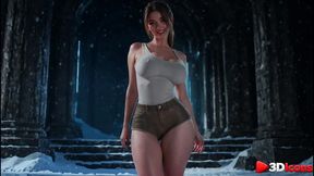 my night with lara croft in the frozen peaks – rough breeding sex [ai]