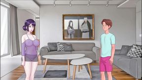 sexnote [d. note rule 34 hentai game pornplay ] ep.6 my naughty step mom is almost naked while we watch tv together