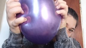 scratched balloon without being popped