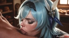 i went to the bakery for soft buns, but eula get me better sweet[ai]