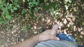 I Found a Place to Cum Outdoors in the Forest
