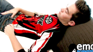 The Ultimate Thrill 18yo Hottest Jock Jayden Taylor Cums in a Cup After a Sizzling Dildo Ride