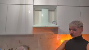 Batman Slaps Gothic Ruslana In Ass And She Punish His Balls - Pink Stockings - Full