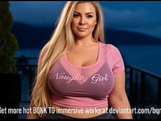 TG Transformation - changed into his trophy wife - Hunk to Female Transformation