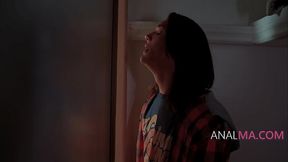 Milf anal whore double penetrated by boyfriend and bully