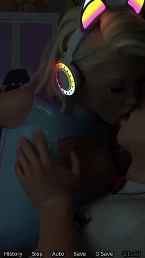 Getting a Blowjob While Step Mommy Watches- Sexbot #34 Gameplay