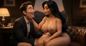 Stepdad gets controlled by stepdaughter on club night