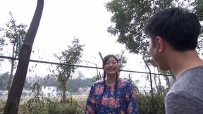 A140G11 Surveying and picking up young wives in their third year of marriage. A young wife seeking stimulation living in the countryside experiences sex with pleasure climax!