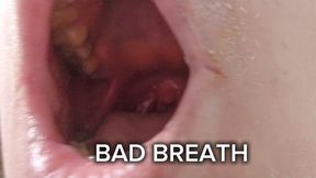 Opening My Mouth Wide to Show You How Bad My Morning Breath Is – Gross but Hot Fetish Tease