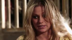 ”Perfect girl Scarlett Red taking huge cowboy dick”