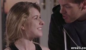 Flexible Petite Teen Lilly Ford Gets Fingered and Blows Her Coach