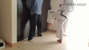 Ballbusting the weirdo who loves to interrupt my class.