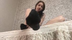 Socks removing!