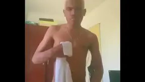 Steamy After Hours: Twink Cant Resist Jacking Off Post-Sauna – 18+