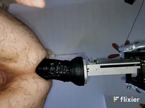 Mr. Hankey's Dragon Dildo Xl Full Insertion Doggy Anal Fucking Machine