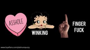 Asshole Winking & Finger Fuck