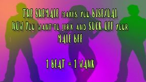 The Sexy Shemale Turns You Bi And Now You Are Gay For Your Bff Metronome Joi