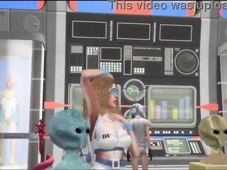 Black 3some with ebony spacebabes