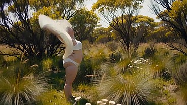 Deep kiss from a stranger in the bush [AI]